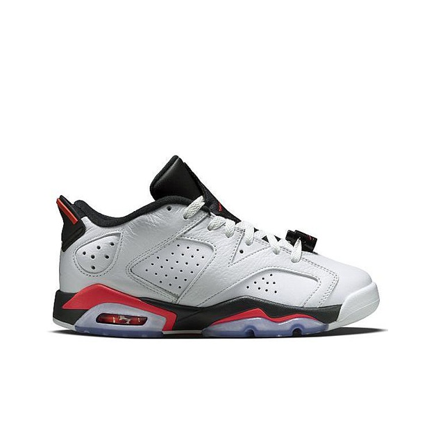 Jordan Air Jordan 6 Retro Low White Infrared 23 Black (GS) - вид с внутренней стороны