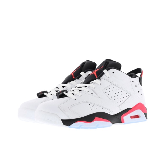 Jordan Air Jordan 6 Retro Low White Infrared 23 Black (GS) - вид спереди