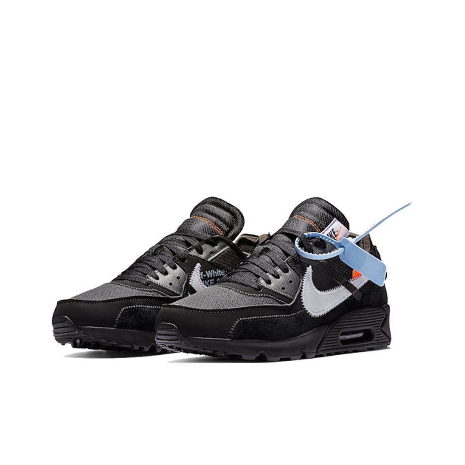 OFF-WHITE x Nike Air Max 90 Black THE TEN - front view
