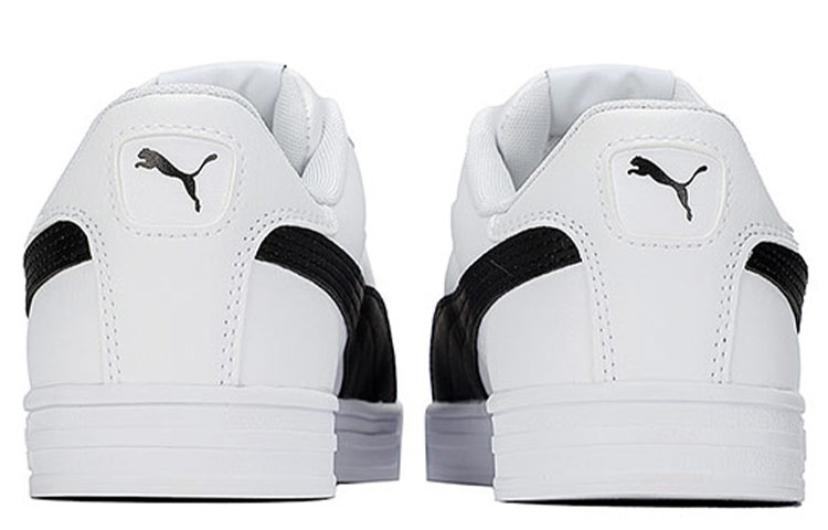 Puma Smash Vulc V3 Lo 'White Black' - вид сзади
