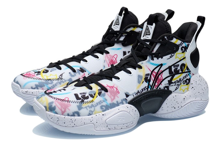Li-Ning Power Standard White/black/yellow/red/blue - вид спереди