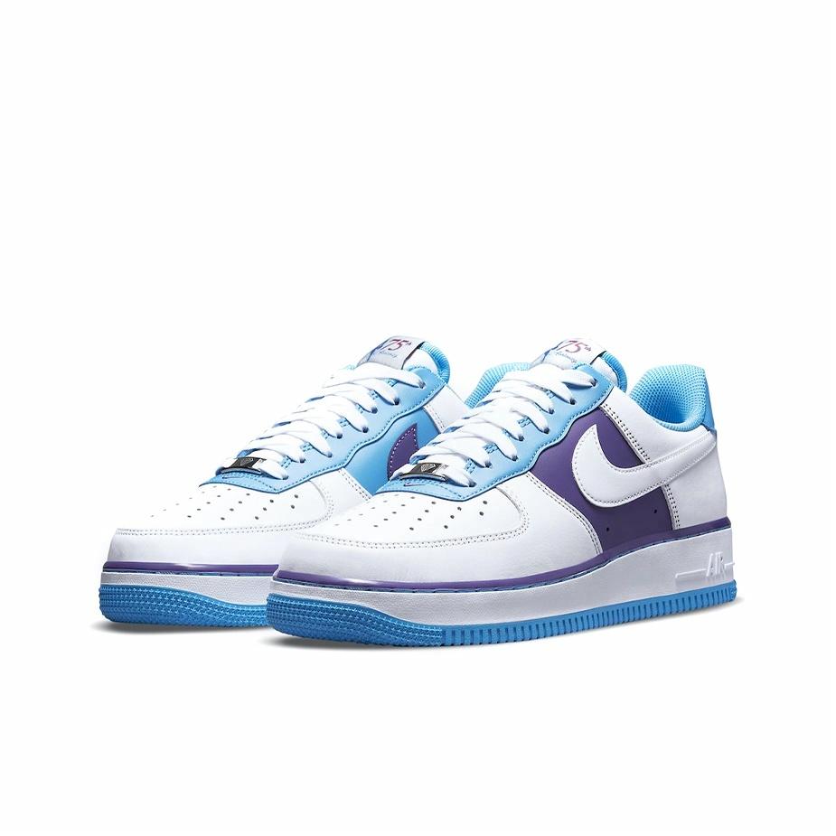 NBA x Nike Air Force 1 Low "Lakers" White/Purple - вид спереди