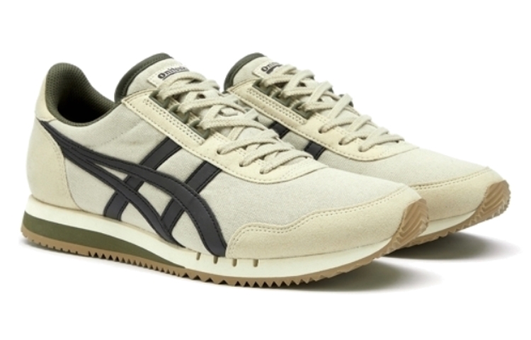 Onitsuka Tiger Dualio 'Cream Grey Green' - вид спереди