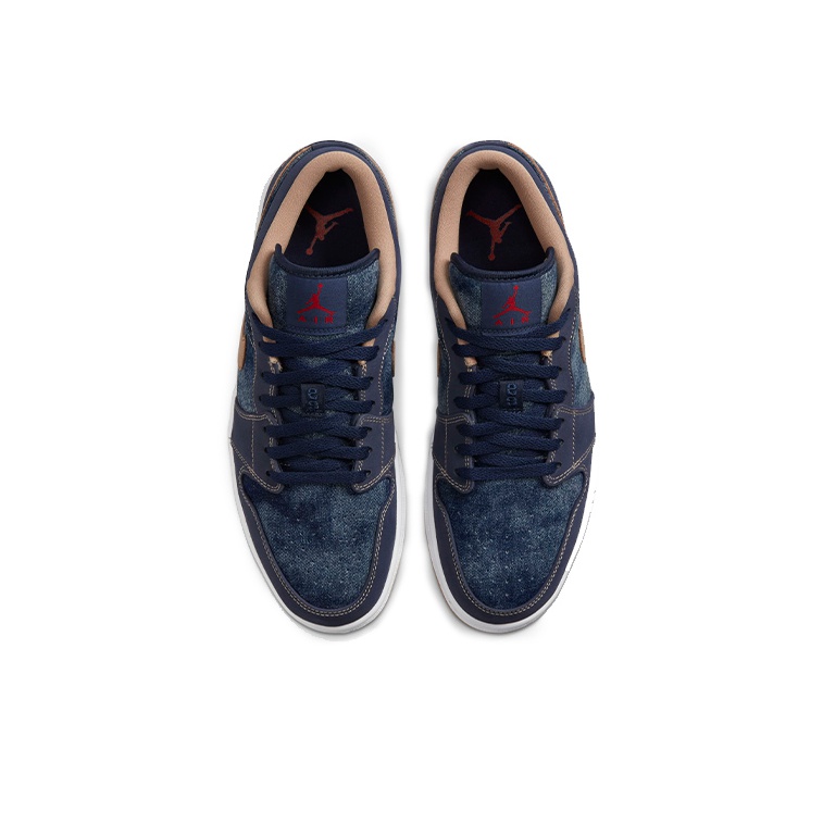 Jordan Air Jordan 1 low se "denim" - вид сзади