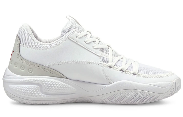 Puma Court Rider 1.0 White/Red - вид с внутренней стороны