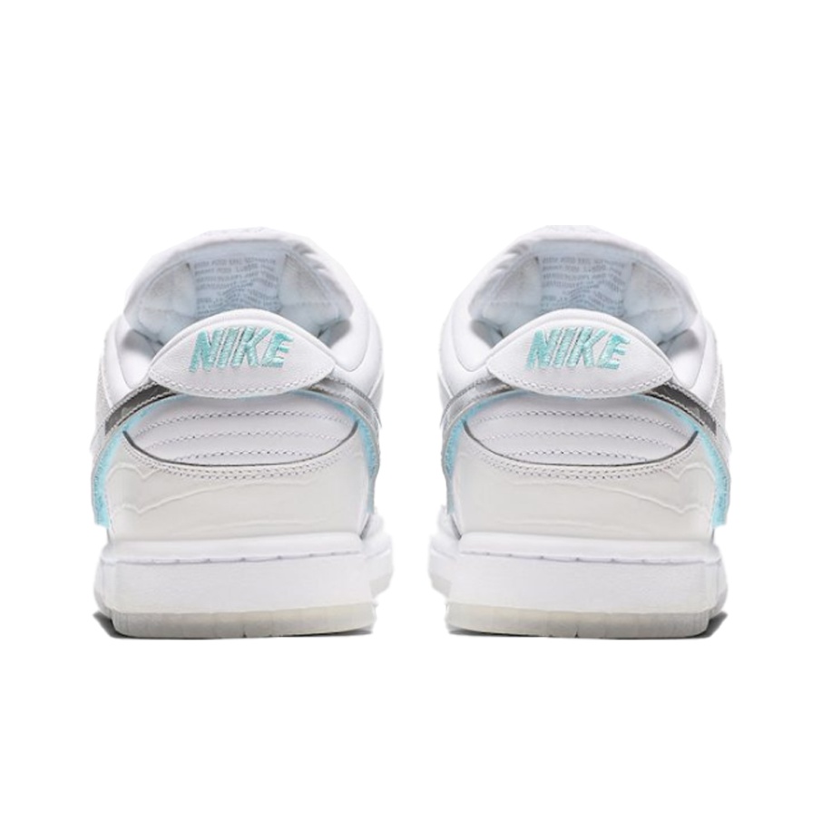 Nike Dunk SB white diamond - вид сзади