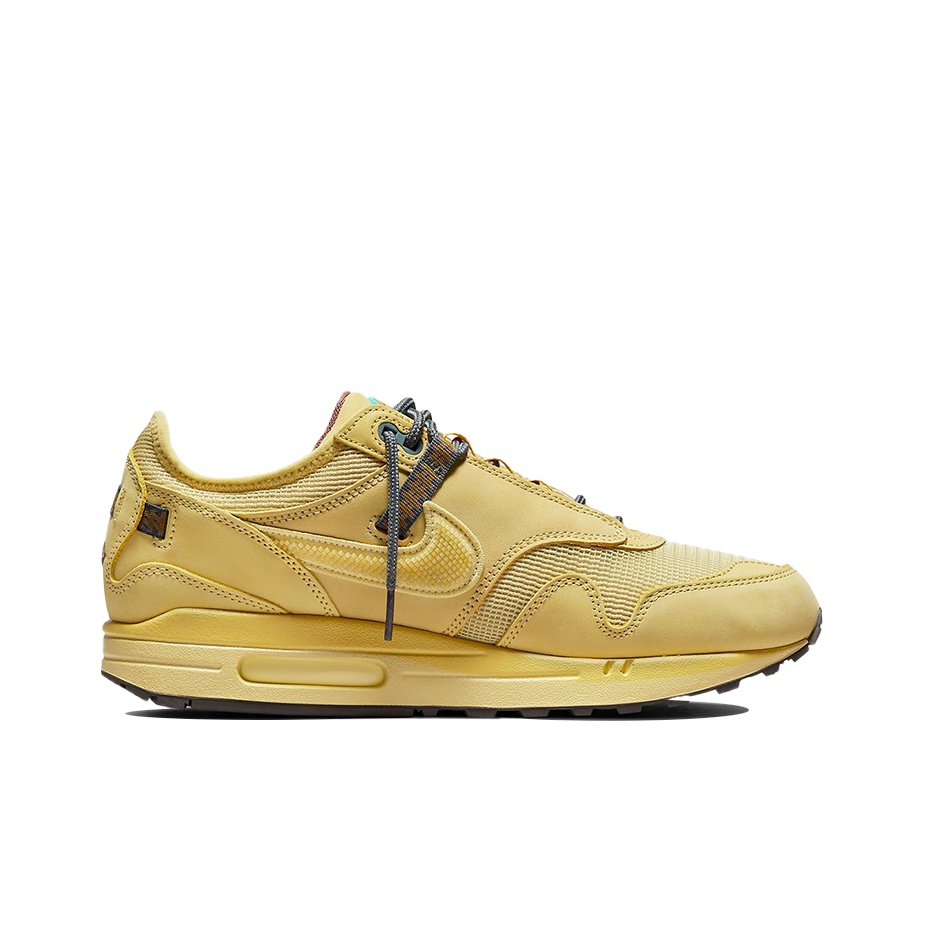 Travis Scott x Nike Air Max 1 "saturn gold" - вид с внутренней стороны