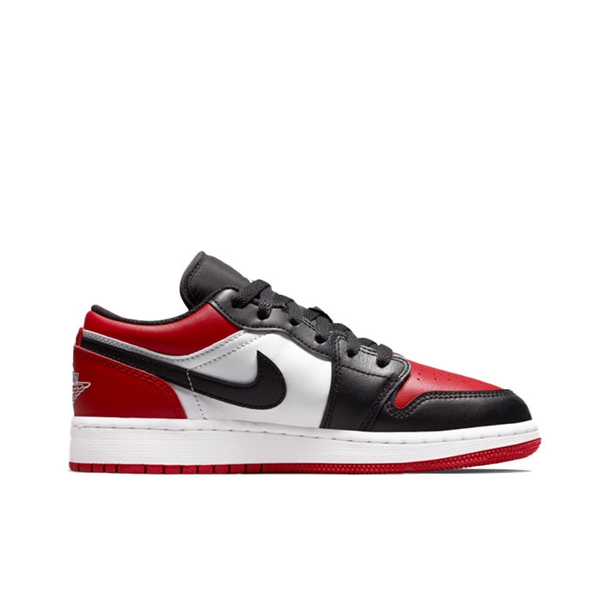 Jordan Air Jordan 1 Low GS "Bred Toe" - front view