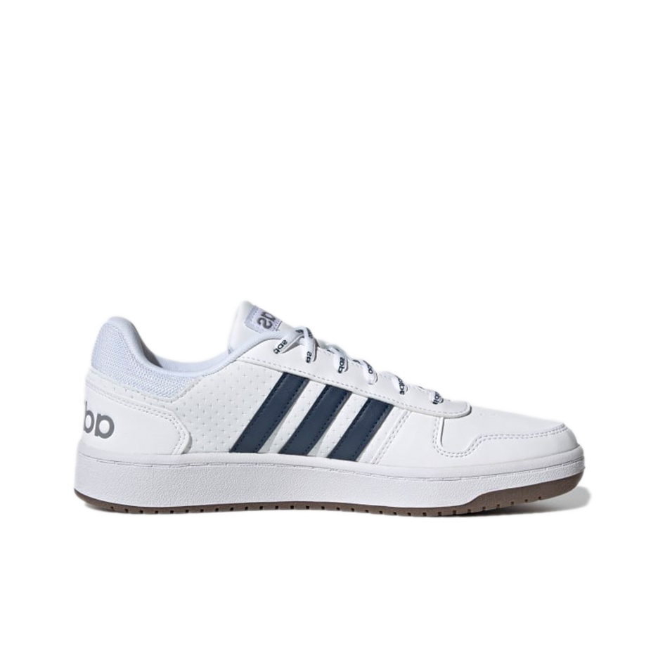 adidas neo Hoops 2.0 White Crew Navy - вид с внутренней стороны