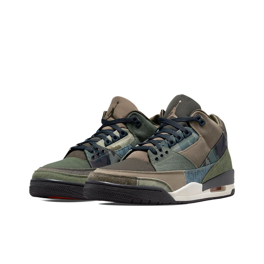 Jordan Air Jordan 3 retro se "patchwork" - вид спереди