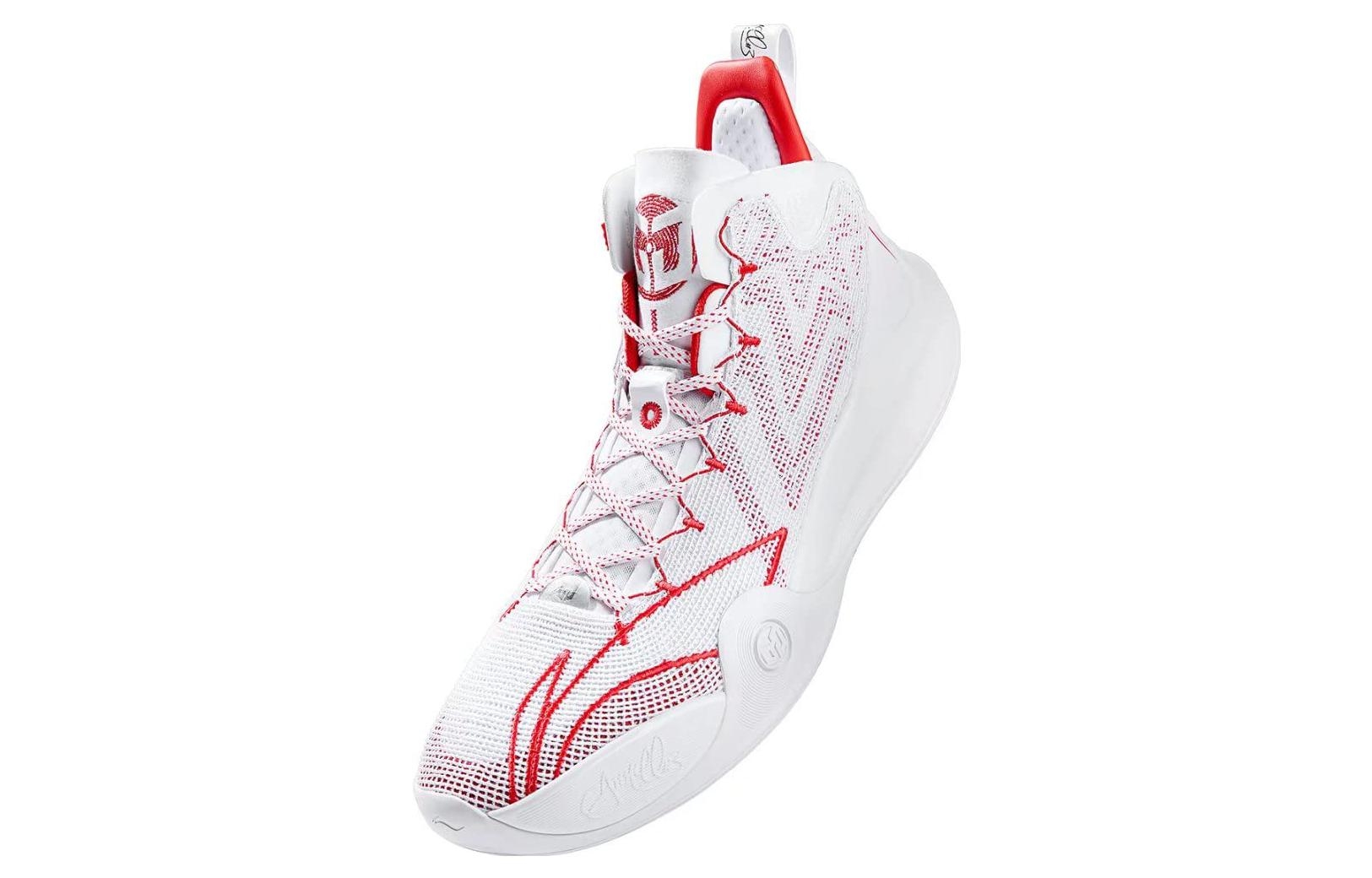 Li-Ning CJ-1 White/Red - вид спереди