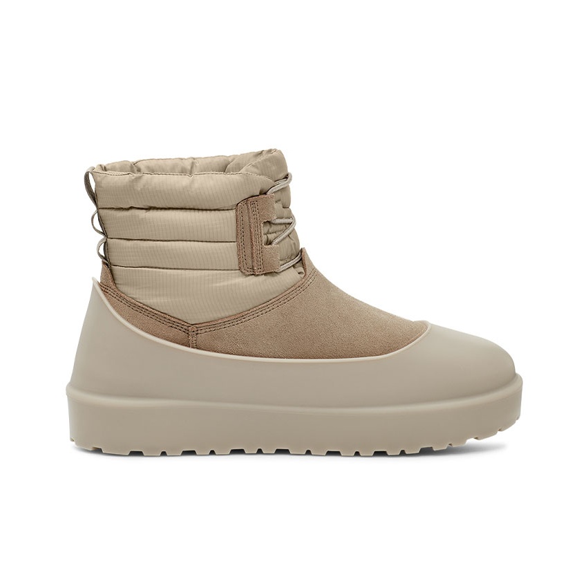 UGG Classic Mini Lace-Up Weather Boot 'Dune' - вид с внутренней стороны