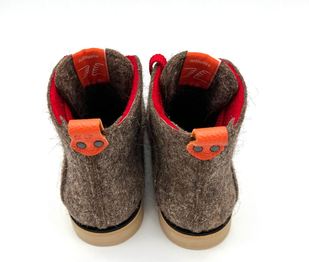 Ботинки Maljar Wool - вид с внутренней стороны