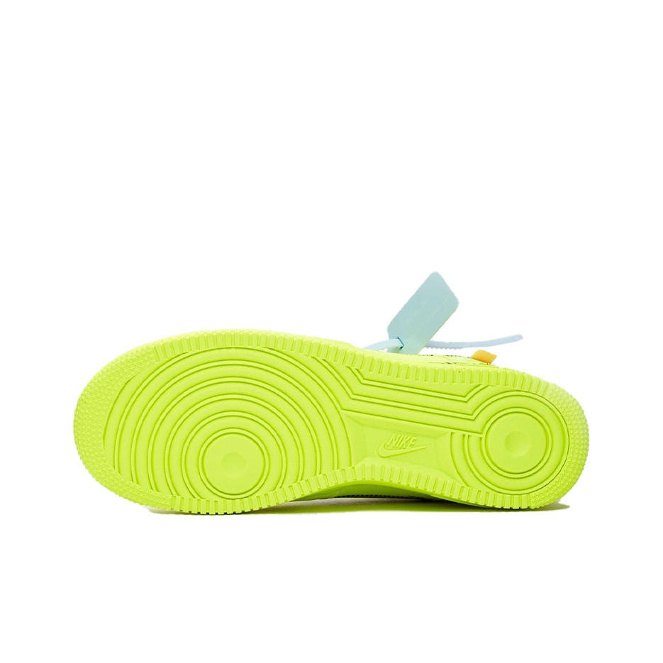 OFF-WHITE x Nike Air Force 1 Part 2 Volt THE TEN - вид 6