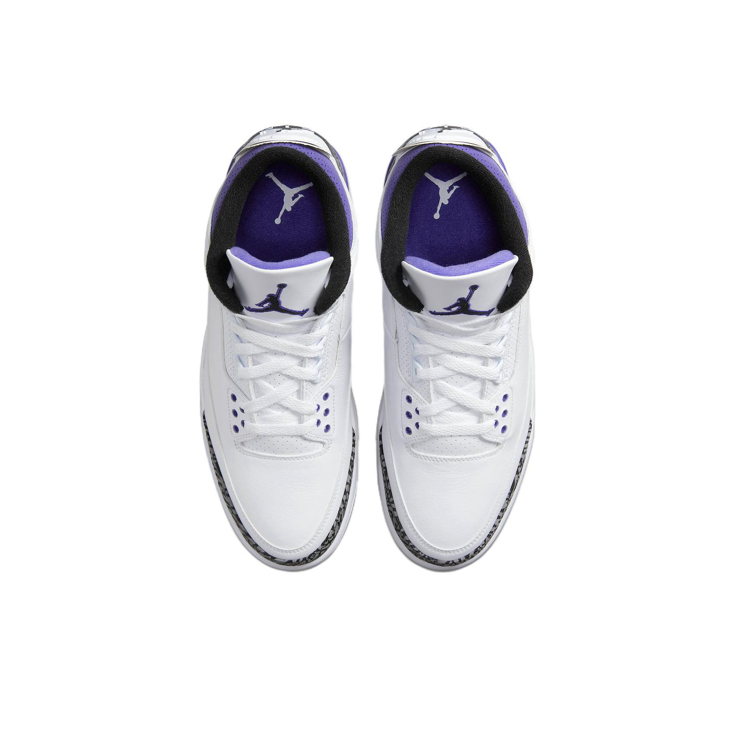 Jordan Air Jordan 3 retro "dark iris" - вид сзади