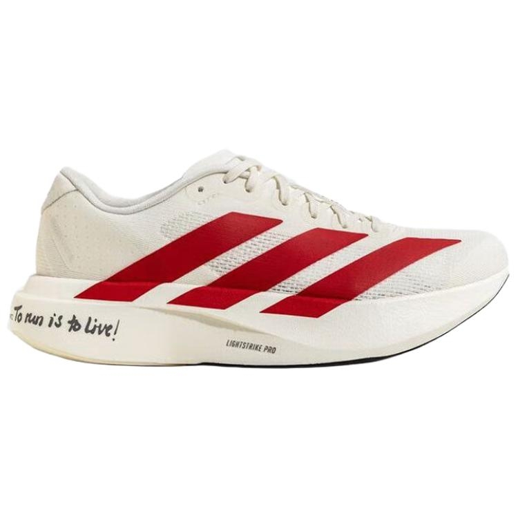 adidas Adizero Evo Sl Off White Better Scarlet - вид с внутренней стороны