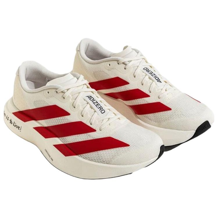 adidas Adizero Evo Sl Off White Better Scarlet - вид спереди