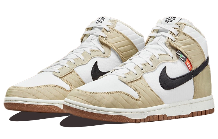 Nike Dunk High "Toasty Rattan" - вид спереди