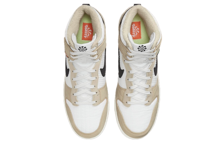 Nike Dunk High "Toasty Rattan" - вид сзади