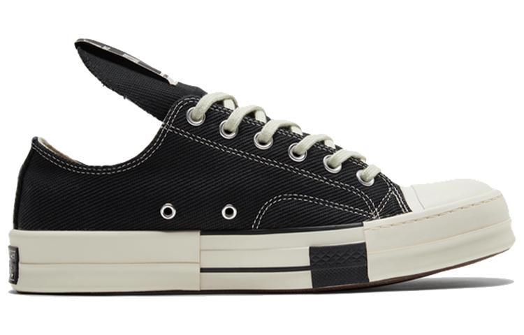 Rick Owens DRKSHDW x Converse 1970s Turbodrk Chuck Taylor All Star OX - вид с внутренней стороны
