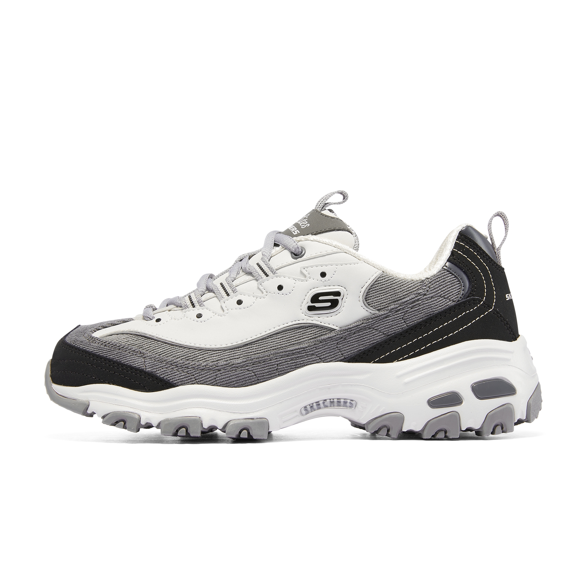 Skechers D'Lites 1.0 'Black Gray' - вид 11