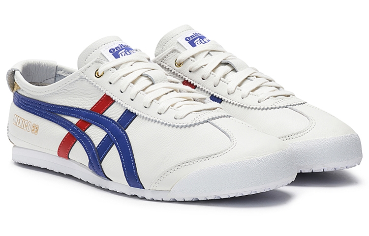 Onitsuka Tiger Mexico 66 Blue Red Metallic Gold - вид с внутренней стороны