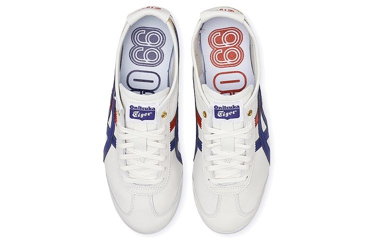 Onitsuka Tiger Mexico 66 Blue Red Metallic Gold - вид сзади