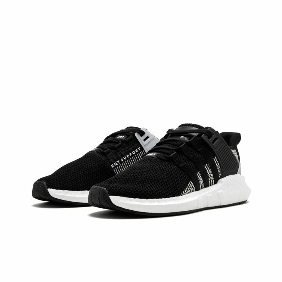 adidas originals EQT Support 93/17 Black White - вид спереди