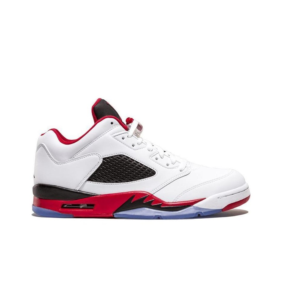 Jordan Air Jordan 5 retro low fire red - вид с внутренней стороны