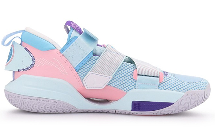 Li-Ning Wade AC9 V2 All City 9 Professional - Blue/Pink - view from the inside
