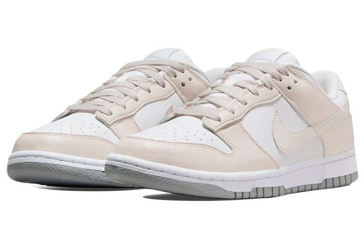 Nike Dunk Low Next Nature White Light Orewood Brown - вид спереди