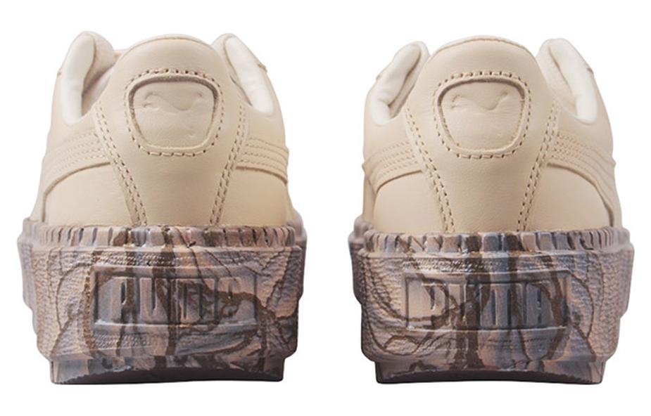 Puma Platform Trace Mimicry 'White' - front view