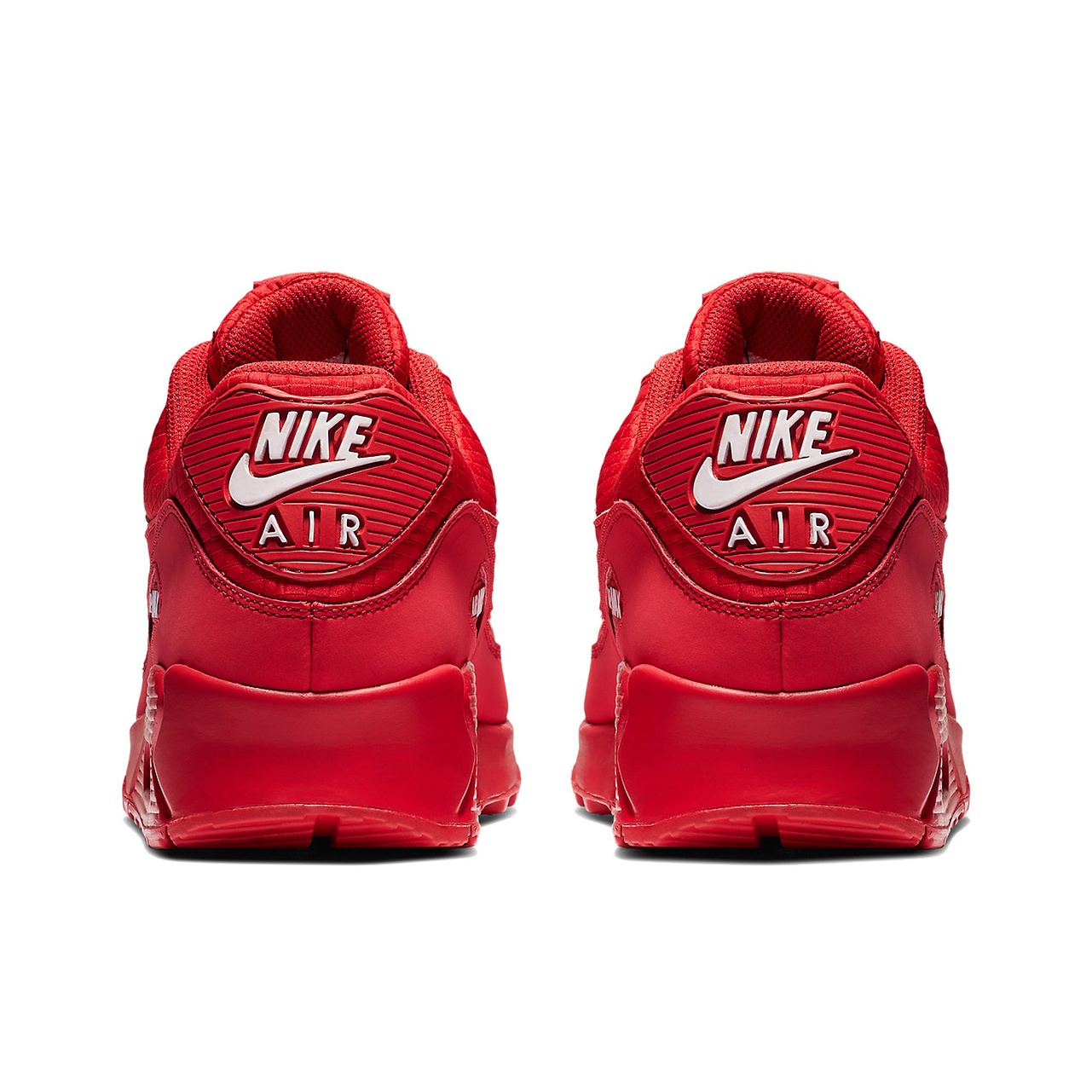 Nike Air Max 90 Essential Triple Red - вид сзади