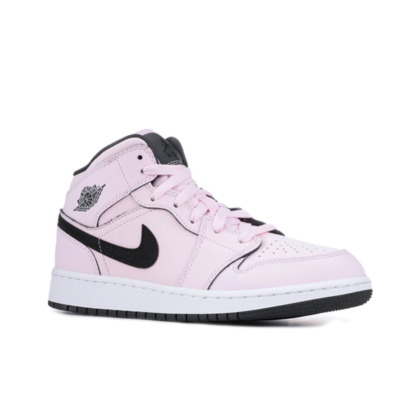 Air Jordan 1 Mid Pink Foam - вид спереди