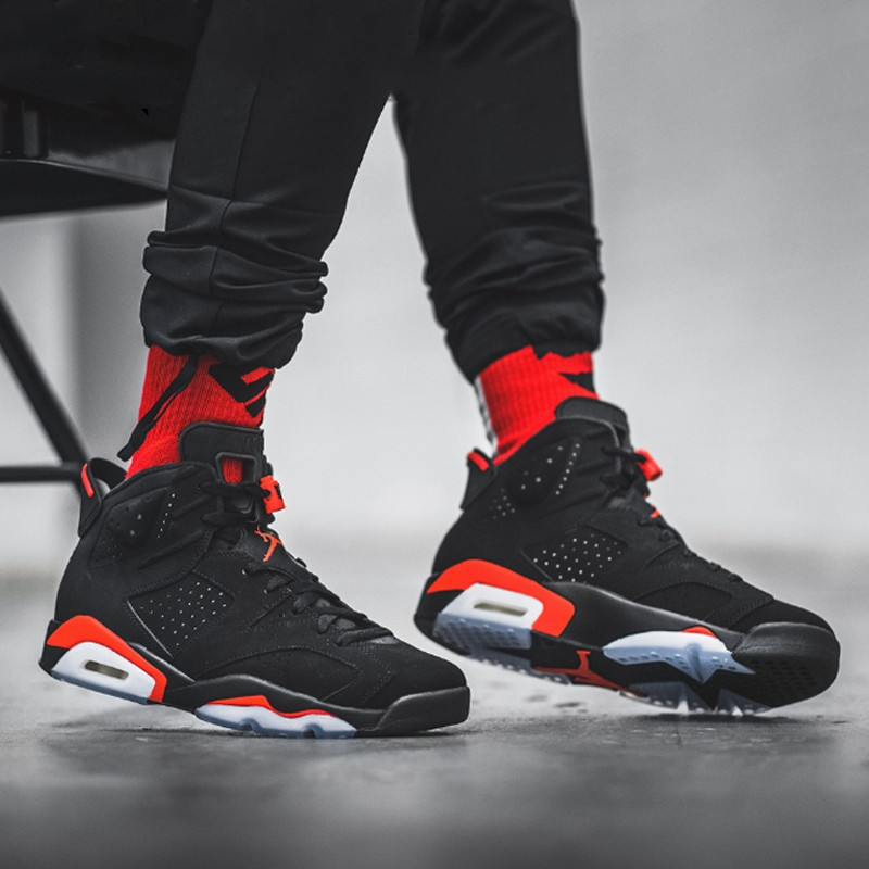 Air Jordan Air Jordan 6 Black Infrared OG - вид с внутренней стороны