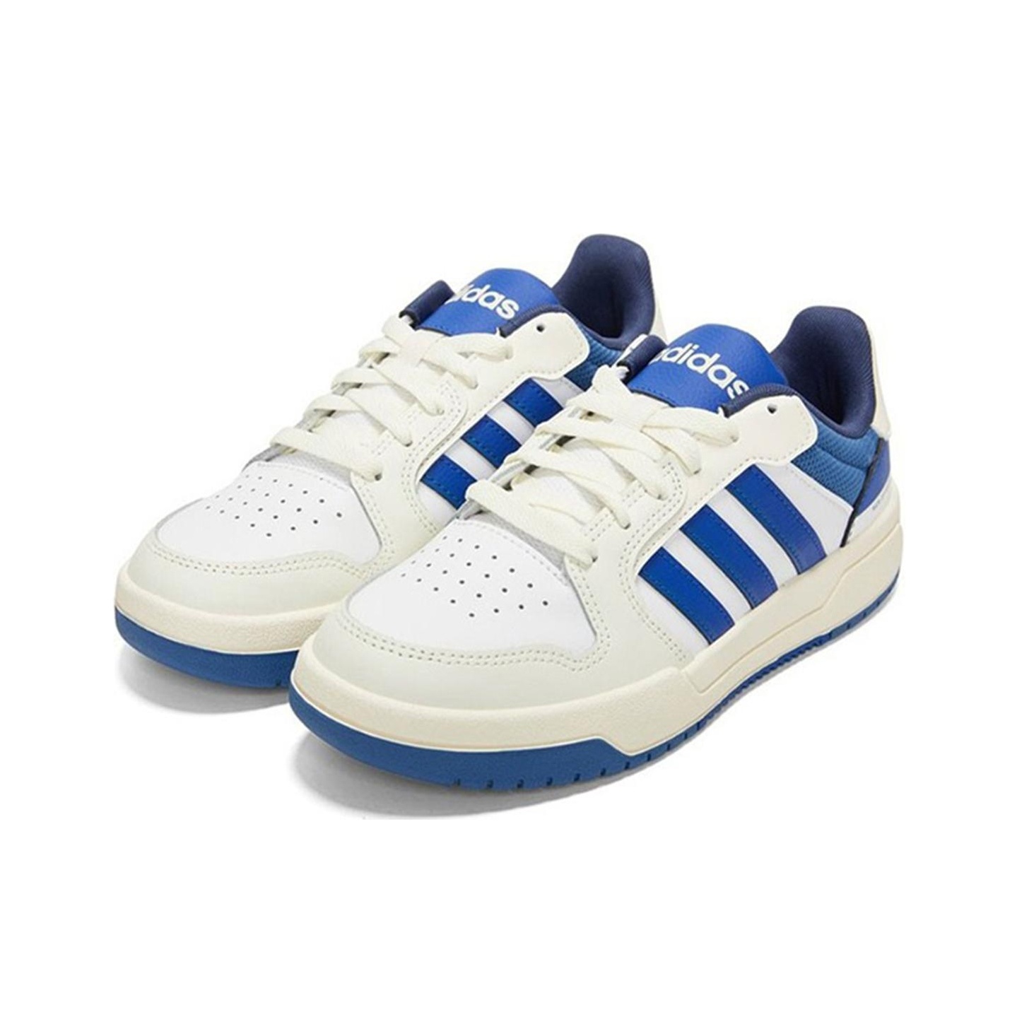 adidas neo Entrap Off White Trace Royal Cream Footwear-White - вид спереди