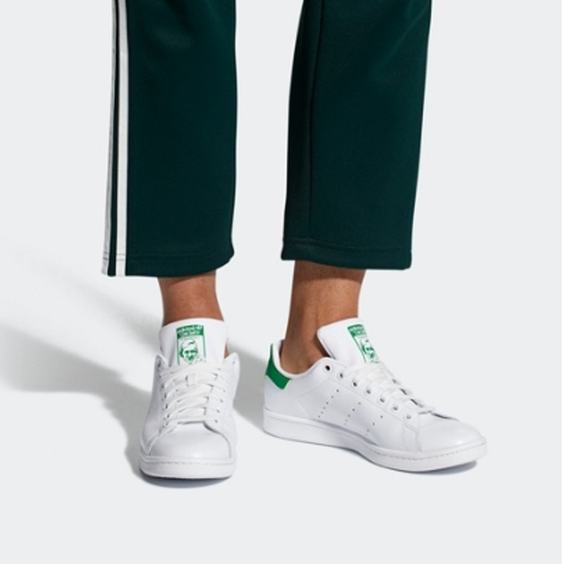 adidas originals STAN SMITH white green - вид 7