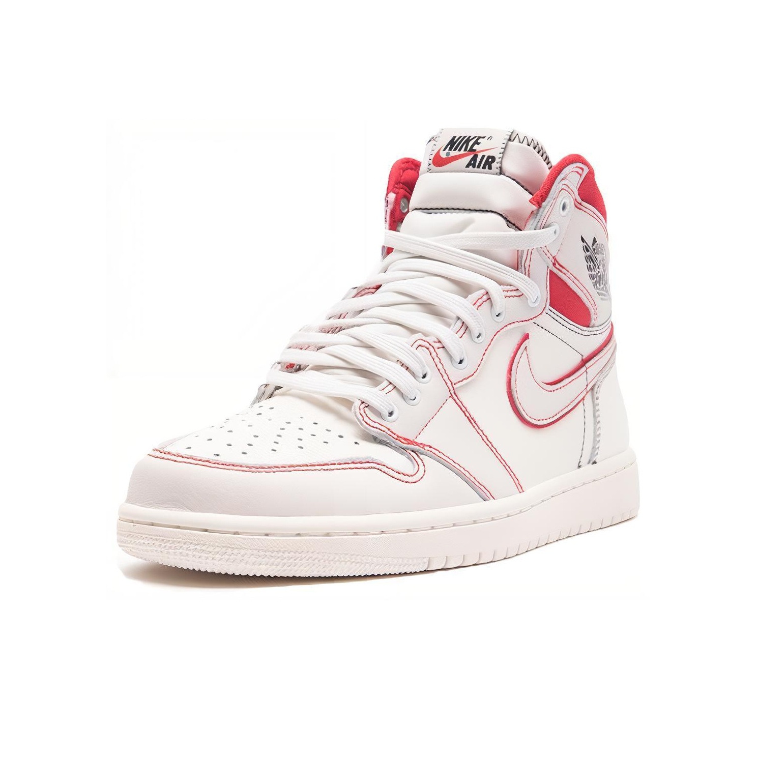 Jordan Air Jordan 1 retro high og phantom - вид с внутренней стороны
