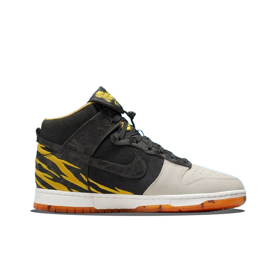 Nike Dunk Retro prm "god of wealth" - вид с внутренней стороны