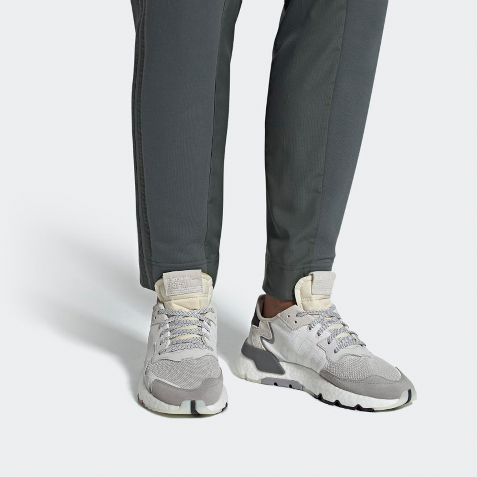 adidas originals Nite Jogger White Grey - вид 6
