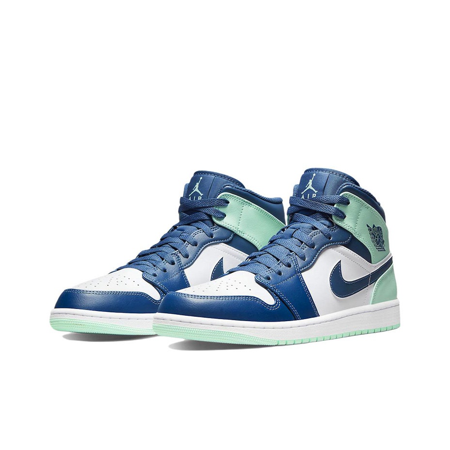 Jordan Air Jordan 1 mid "blue mint" - вид спереди