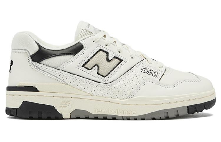 New Balance 550 Cream Black (варианты полноты: D, 2E) - вид с внутренней стороны