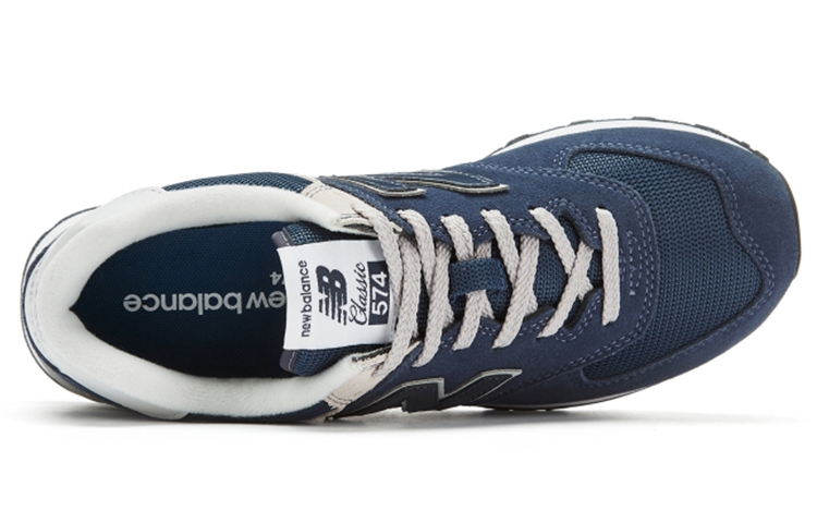 New Balance 574 Navy White 2022 (полнота: D) - вид спереди