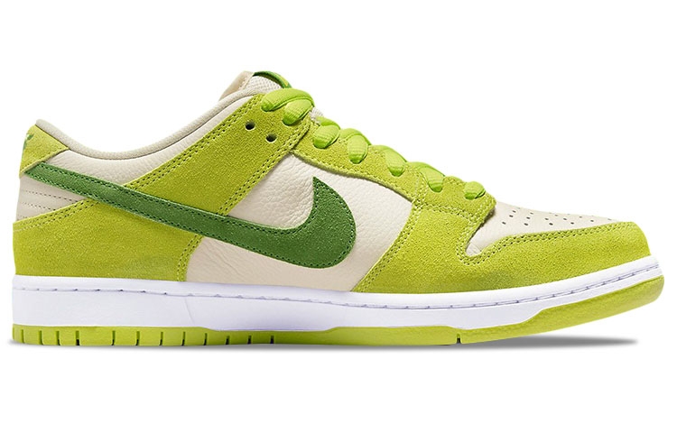 Nike Sb Dunk Low Green Apple - вид с внутренней стороны
