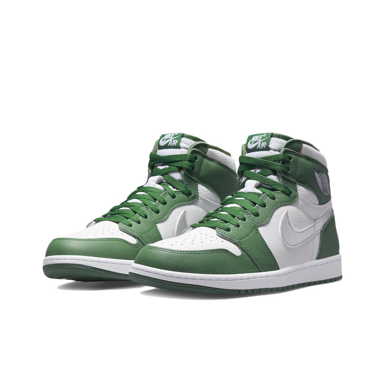 Jordan Air Jordan 1 retro high og "gorge green" - вид спереди