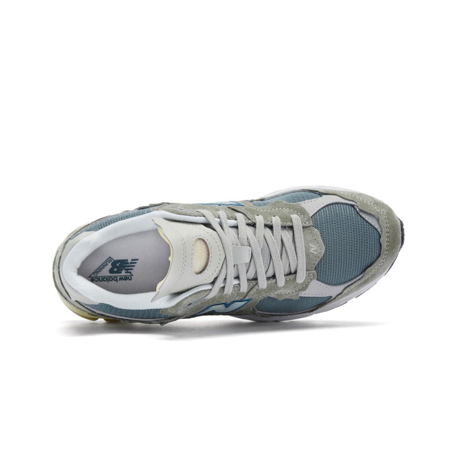 New Balance 2002R Protection Pack — Mirage Gray (полнота: D) - вид сзади