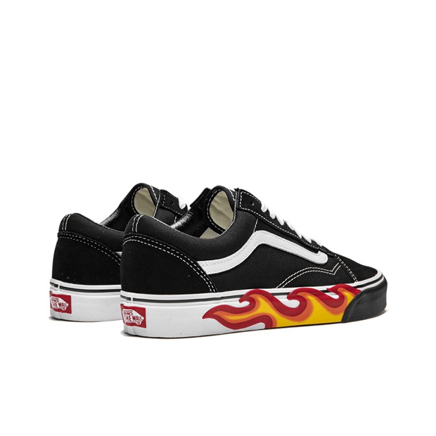 Vans Old Skool Flame Cut Out - вид сзади