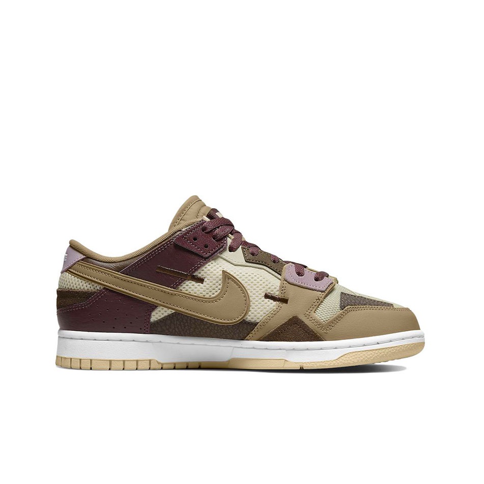 Nike Dunk Low Scrap "Latte" - вид с внутренней стороны