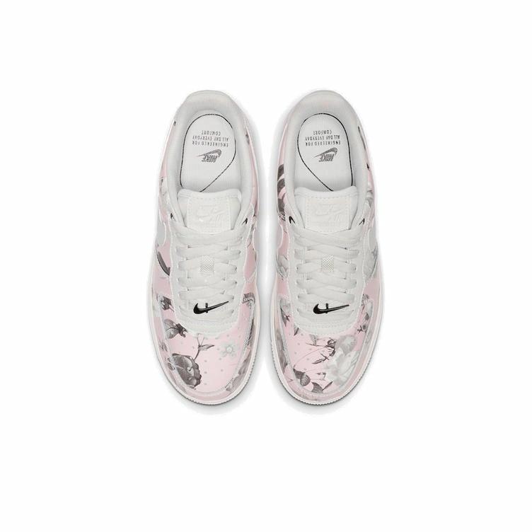 Nike AIR FORCE 1 '07 LXX "FLORAL ROSE" - вид сзади