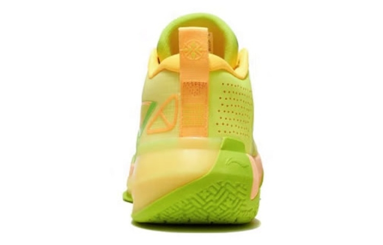 Li-Ning Liren 2 Low Neon Gel Yellow/Fluorescent Alpha Hydroxy Acids Green - вид спереди